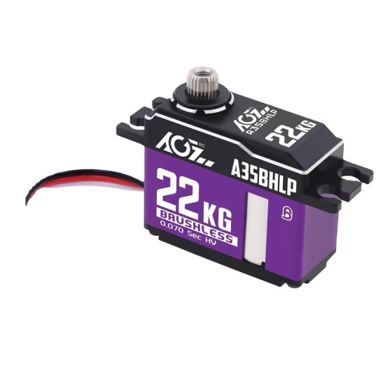 Original AGFRC 0.07Sec Brushless Mini Digital Metal Gear 22kg-cm High Torque RC for Small Scale RC Cars